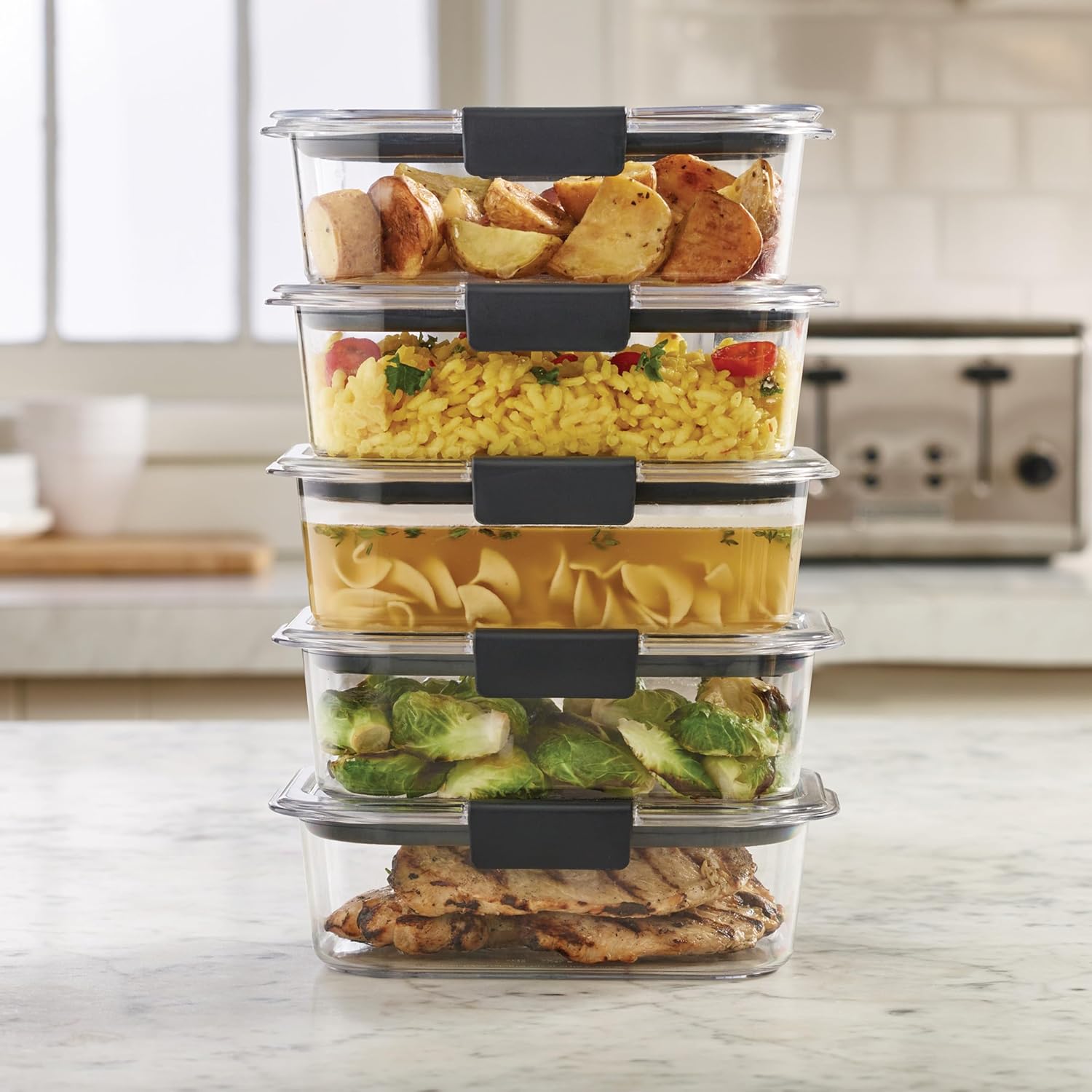 Clear Airtight Food Storage Containers Set