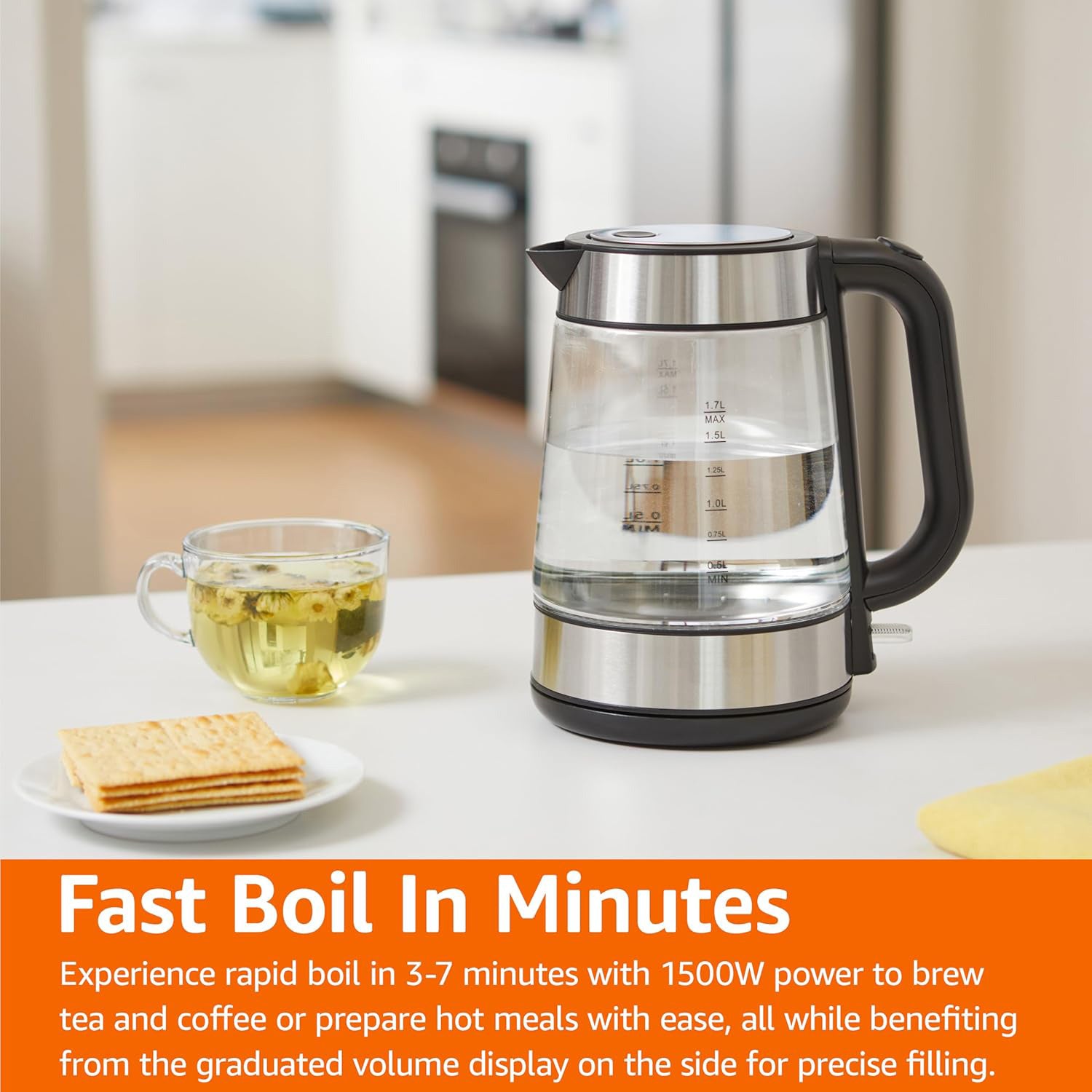 Electric Glass Kettle for Tea Coffee