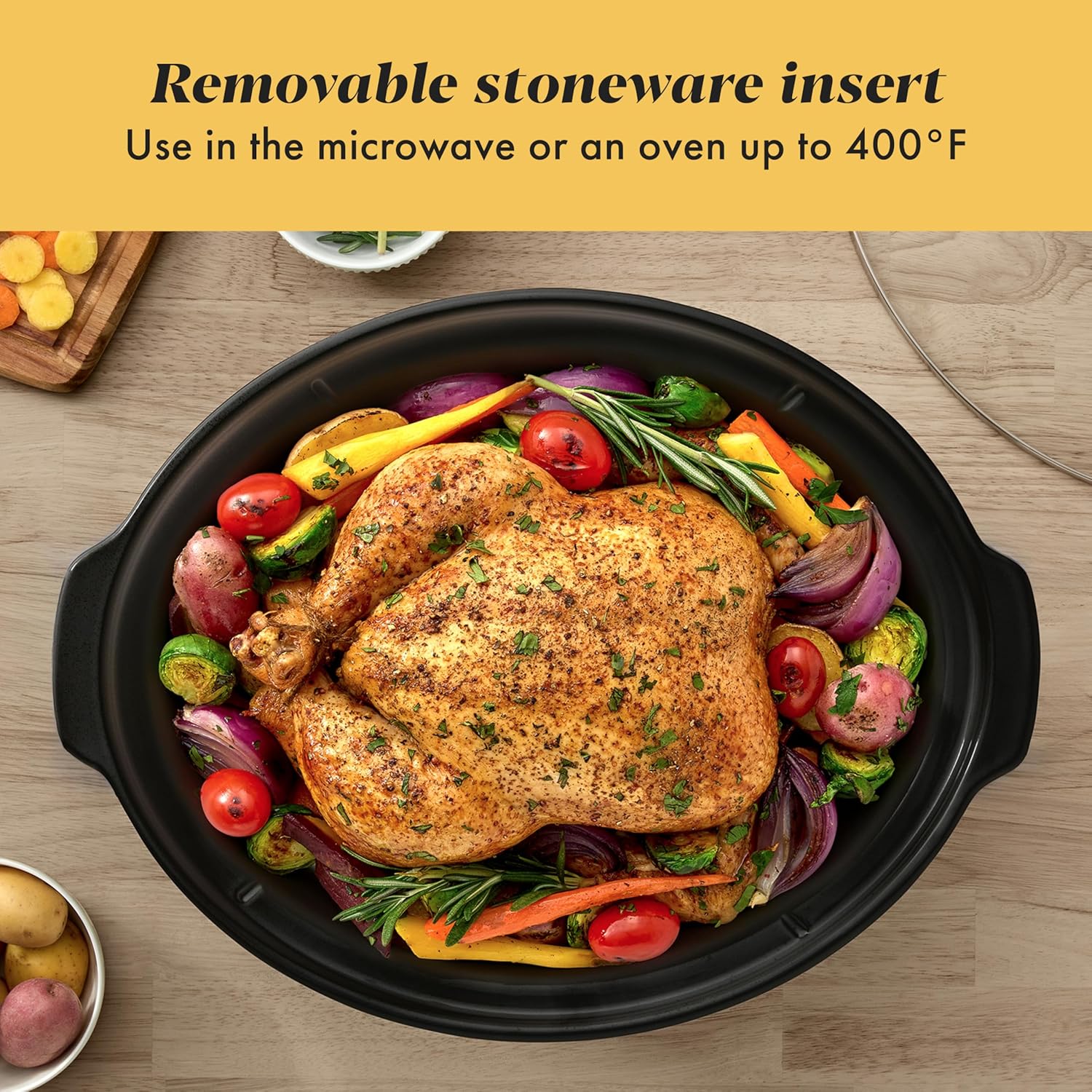 Large Capacity Slow Cooker for Family Meals