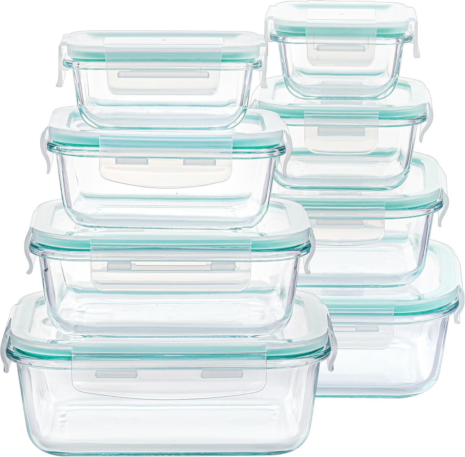 Reusable Glass Lunch Storage Containers
